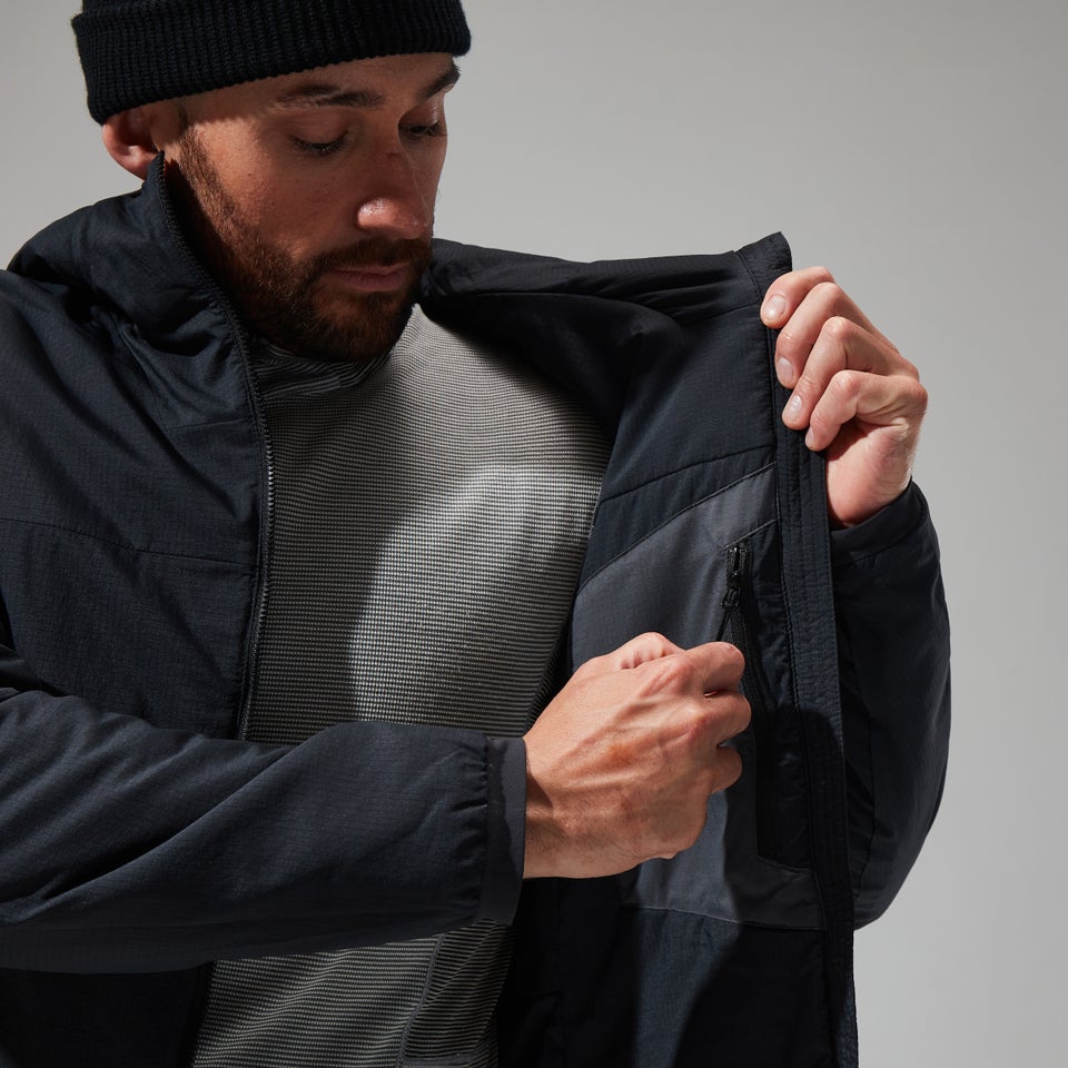 Men's MTN Seeker MW Synthetic Hoody - Black/Grey