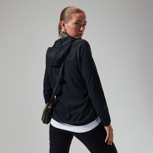 Women's Urban Arrina Full Zip Hooded Jacket - Black
