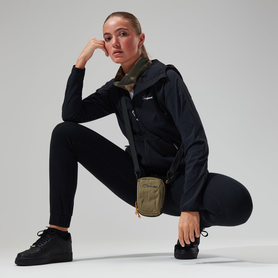 Women's Urban Arrina Full Zip Hooded Jacket - Black