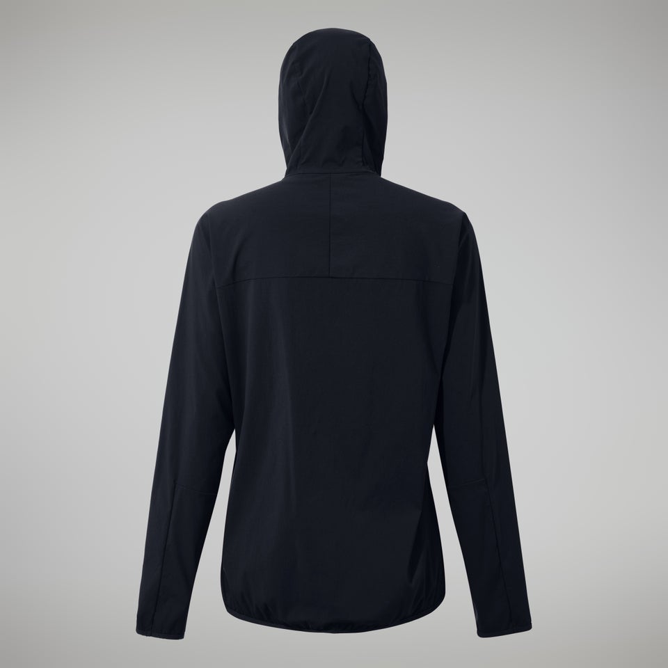Women's Urban Arrina Full Zip Hooded Jacket - Black