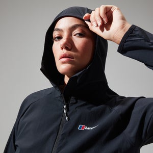 Women's Urban Arrina Full Zip Hooded Jacket - Black