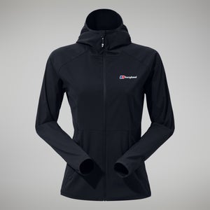 Women's Urban Arrina Full Zip Hooded Jacket - Black