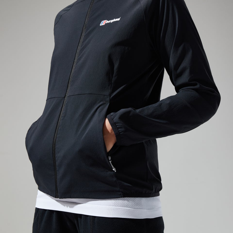 Women's Urban Arrina Full Zip Hooded Jacket - Black