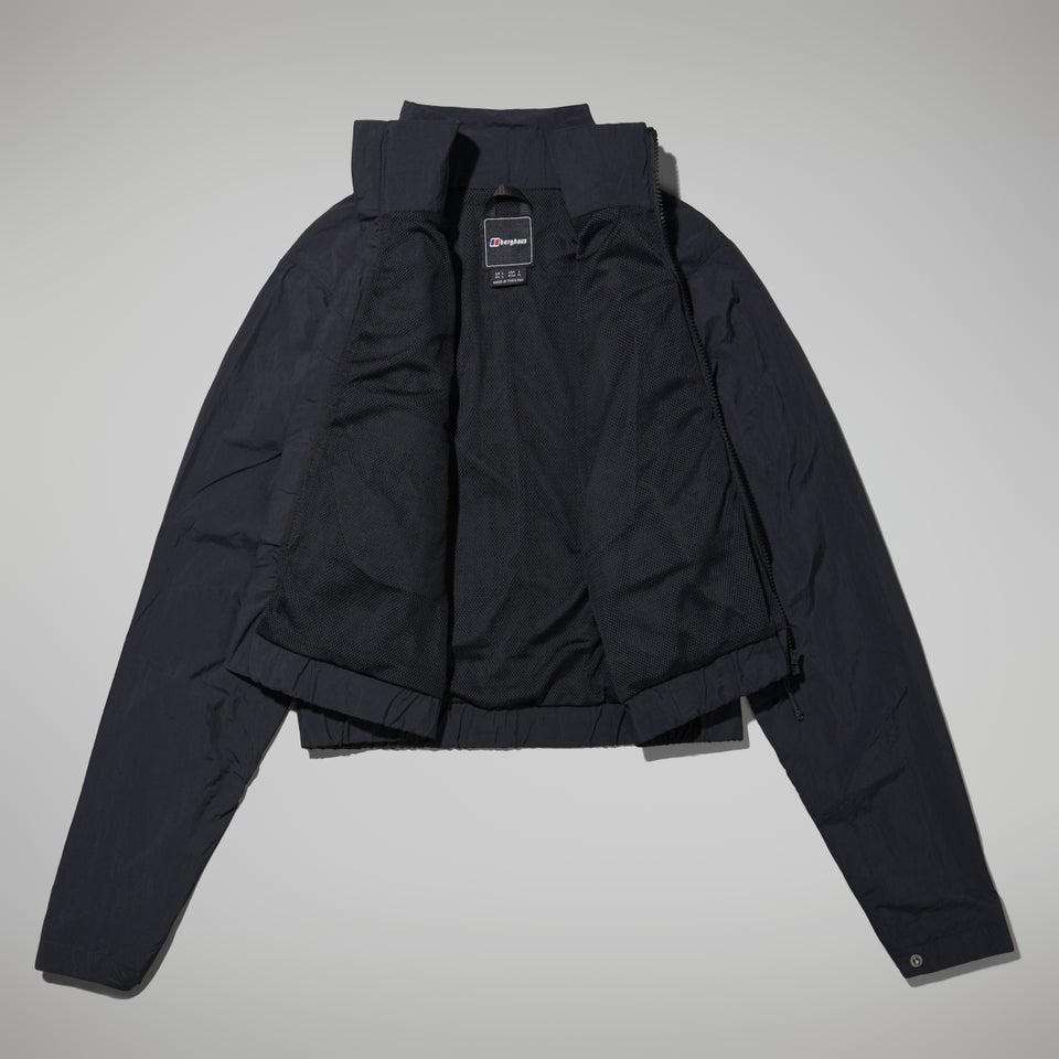 Women's Urban Cropped Co-ord Wind Jacket - Black