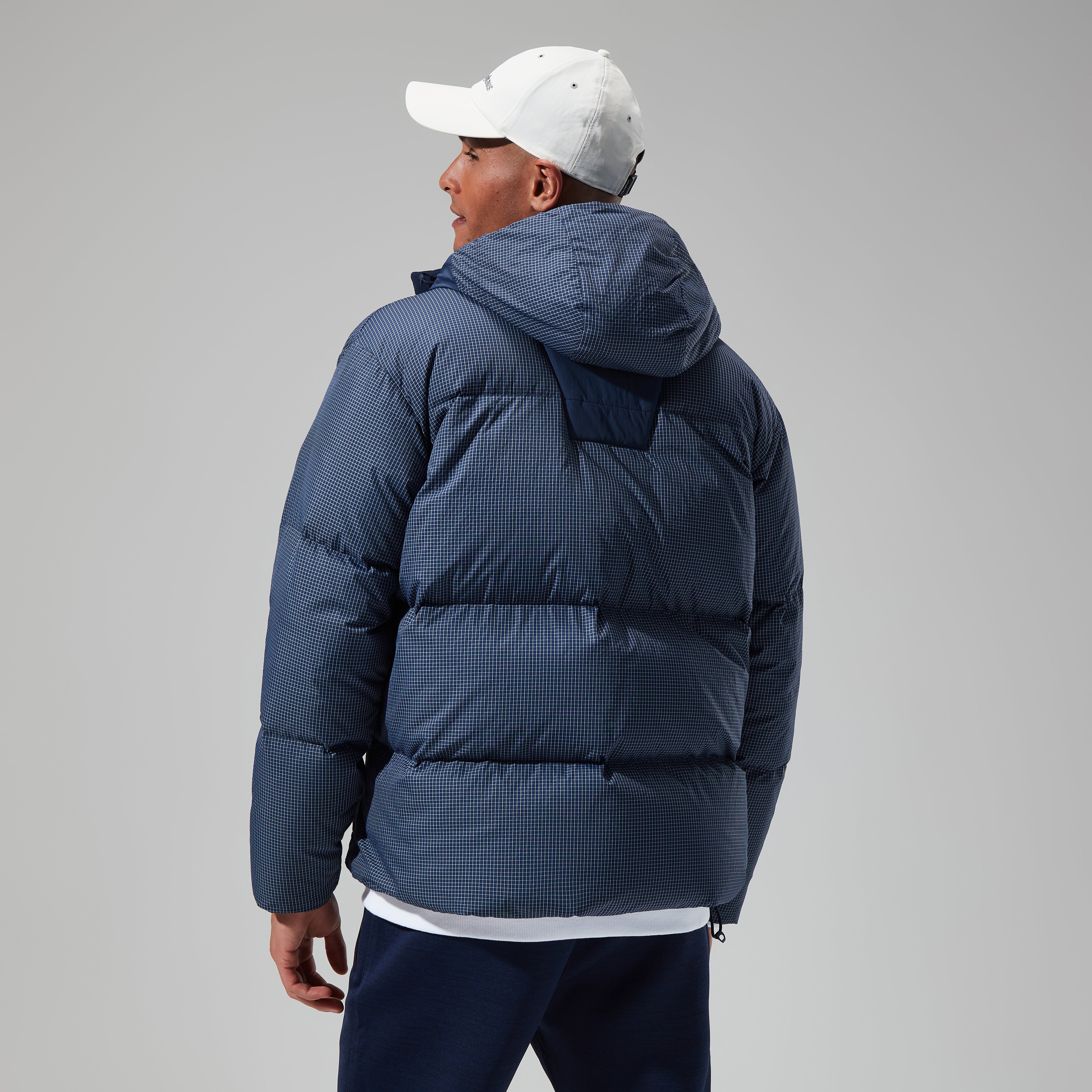 Men's Sabber Down Hooded Jacket - Dark Blue