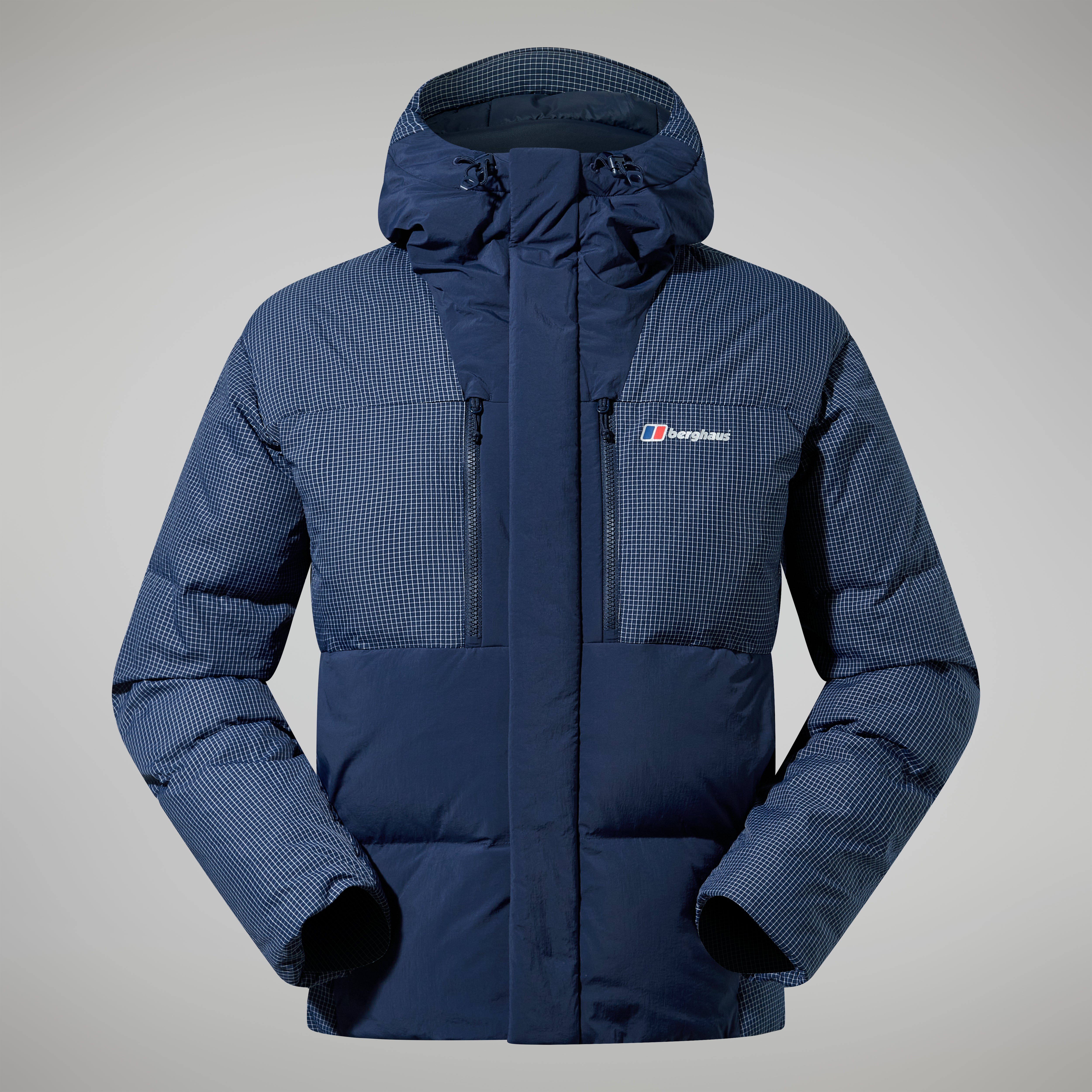 Men's Sabber Down Hooded Jacket - Dark Blue