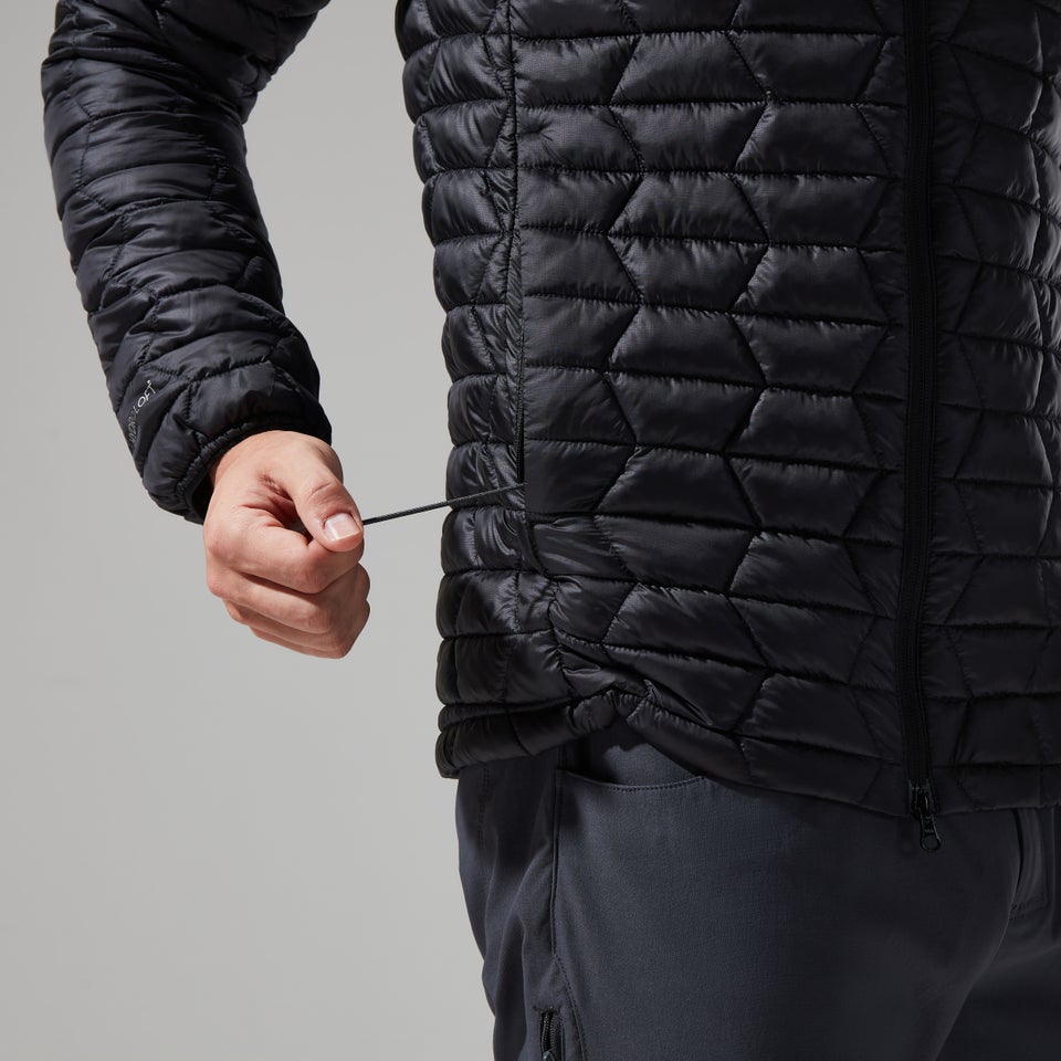 Men's Cuillin Insulated Hoody - Black/Grey