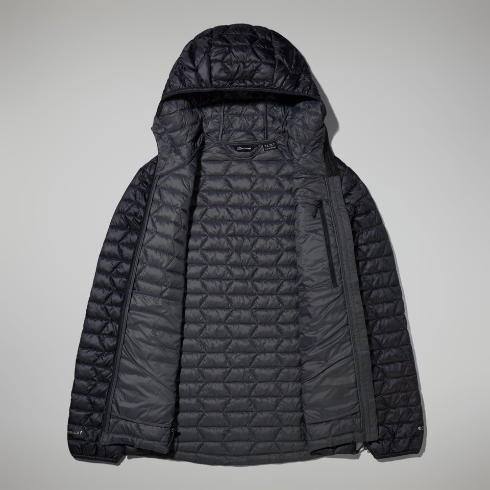 Men's Cuillin Insulated Hoody - Black/Grey