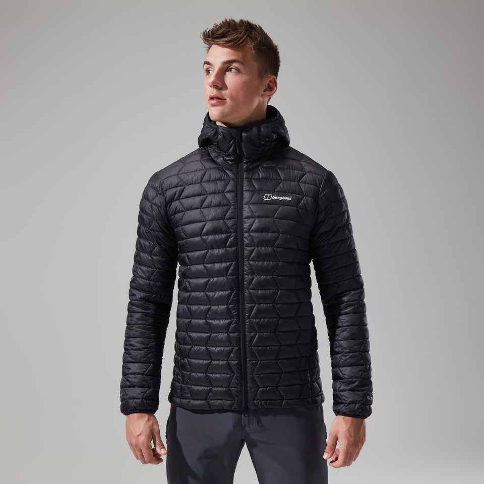 Men's Cuillin Insulated Hoody - Black/Grey