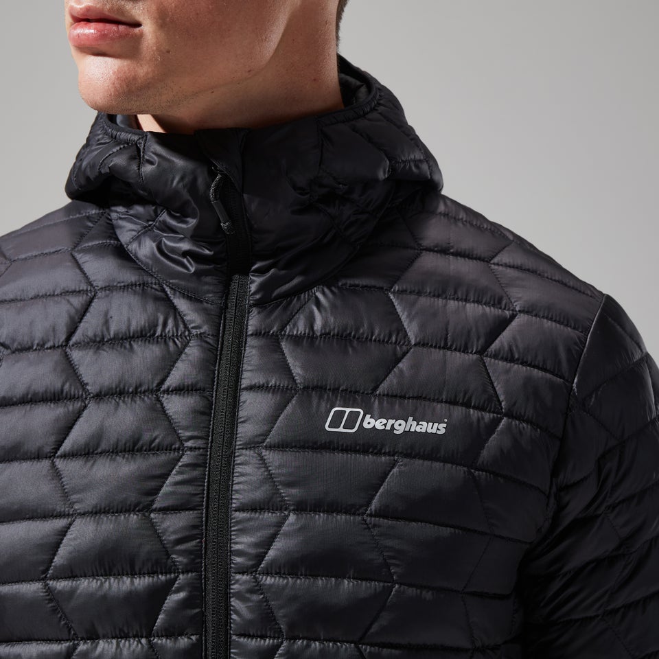 Men's Cuillin Insulated Hoody - Black/Grey