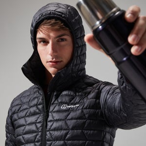 Men's Cuillin Insulated Hoody - Black/Grey