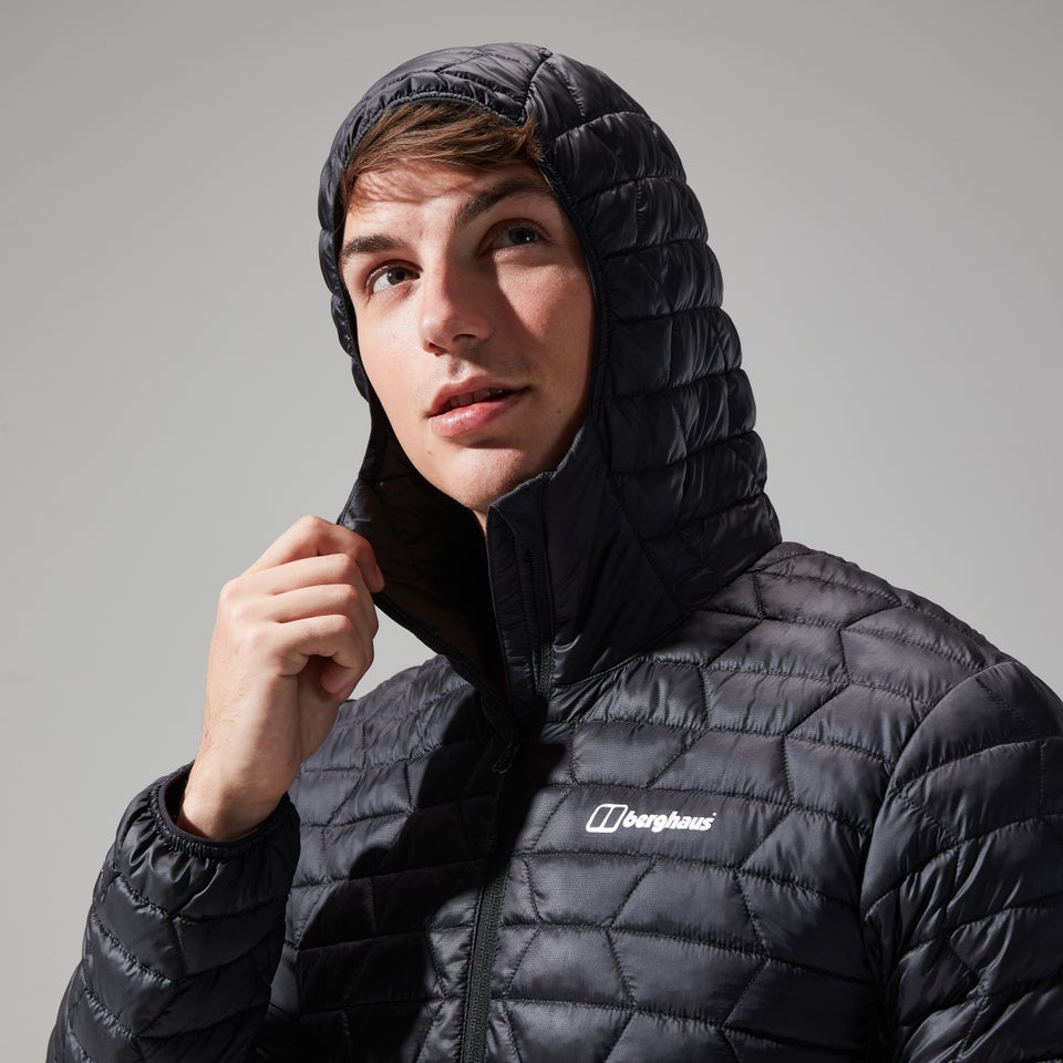 Men's Cuillin Insulated Hoody - Black/Grey