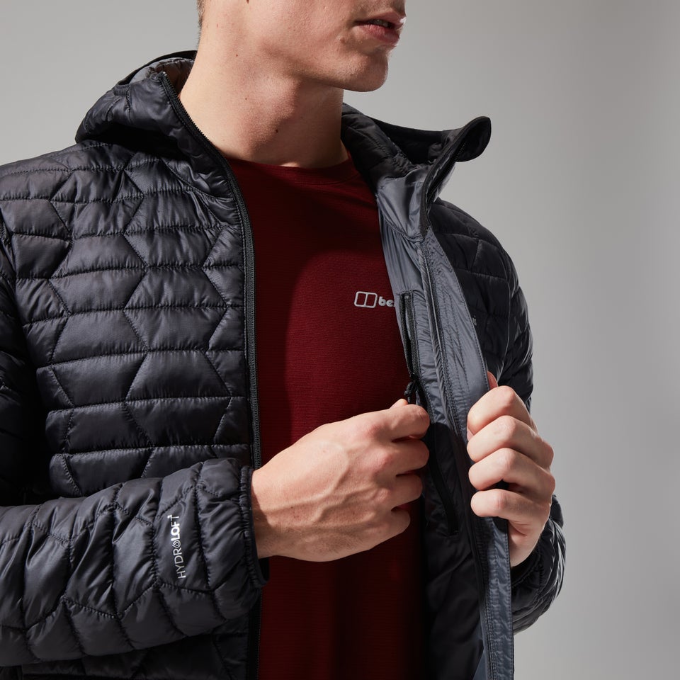 Men's Cuillin Insulated Hoody - Black/Grey