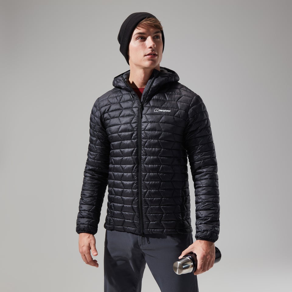 Men's Cuillin Insulated Hoody - Black/Grey