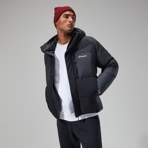 Men's Sabber Down Hooded Jacket - Black