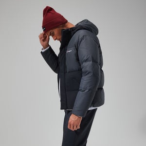 Men's Sabber Down Hooded Jacket - Black