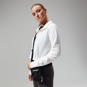 Women's Urban Prism Crop Half Zip - Natural