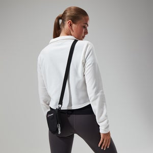 Women's Urban Prism Crop Half Zip - Natural