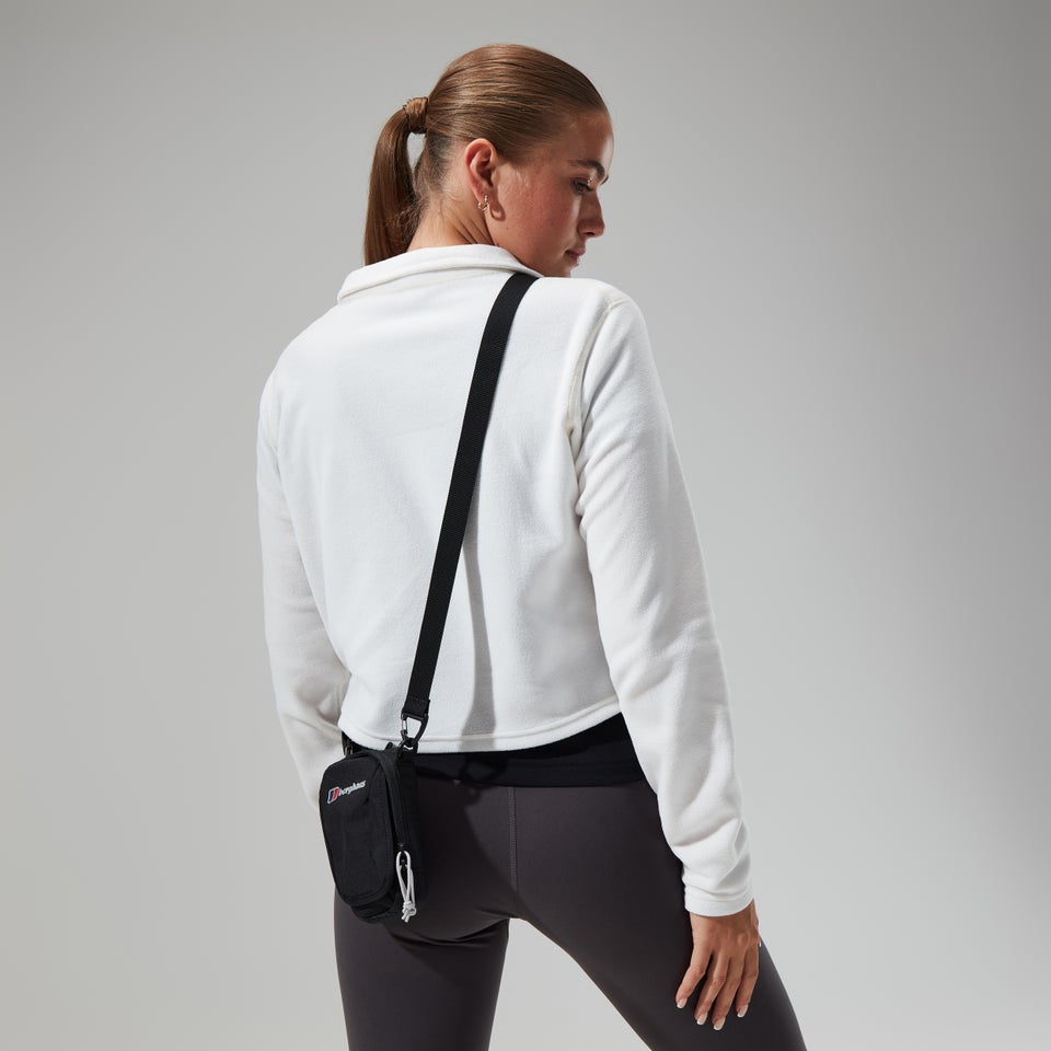 Women's Urban Prism Crop Half Zip - Natural