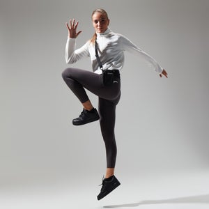 Women's Urban Prism Crop Half Zip - Natural