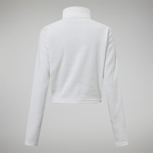 Women's Urban Prism Crop Half Zip - Natural