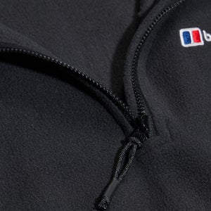 Women's Urban Prism Crop Half Zip - Black