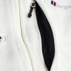 Women's Urban Cropped Co-ord Fleece Jacket - Natural