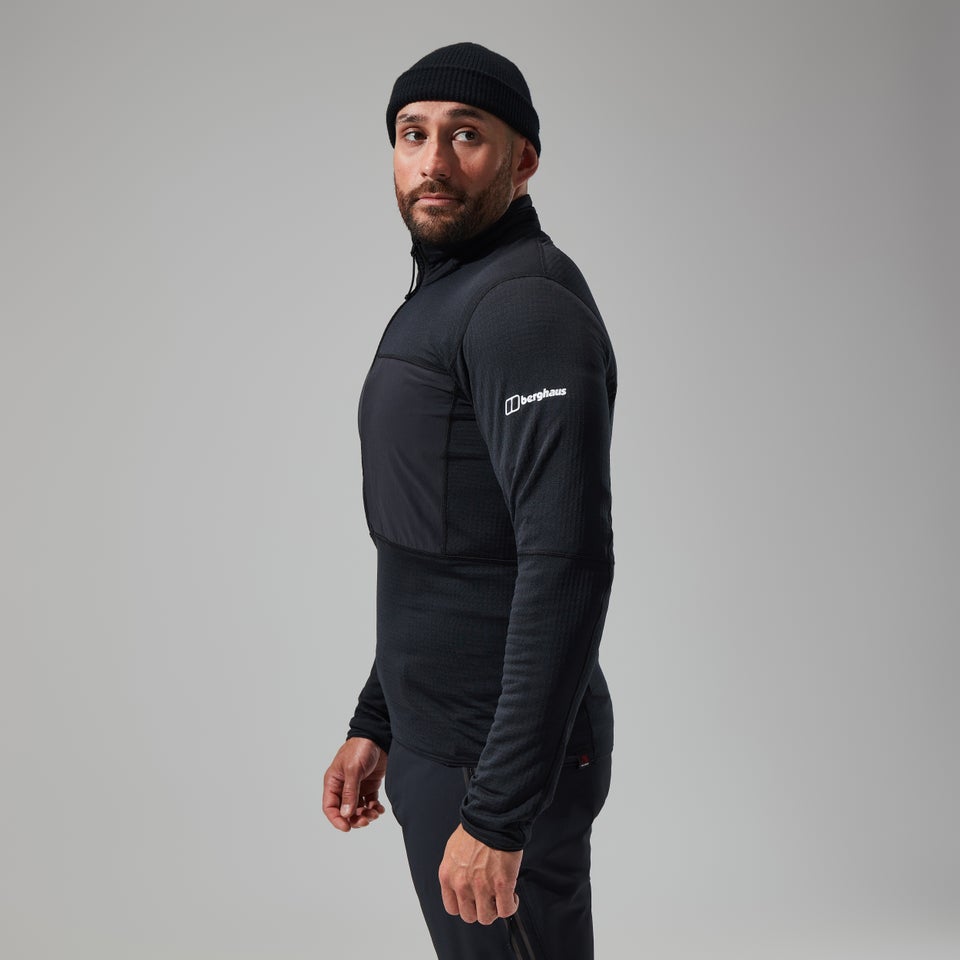 Men's MTN Arete LB Half Zip - Black