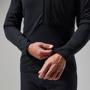 Men's MTN Arete LB Half Zip - Black