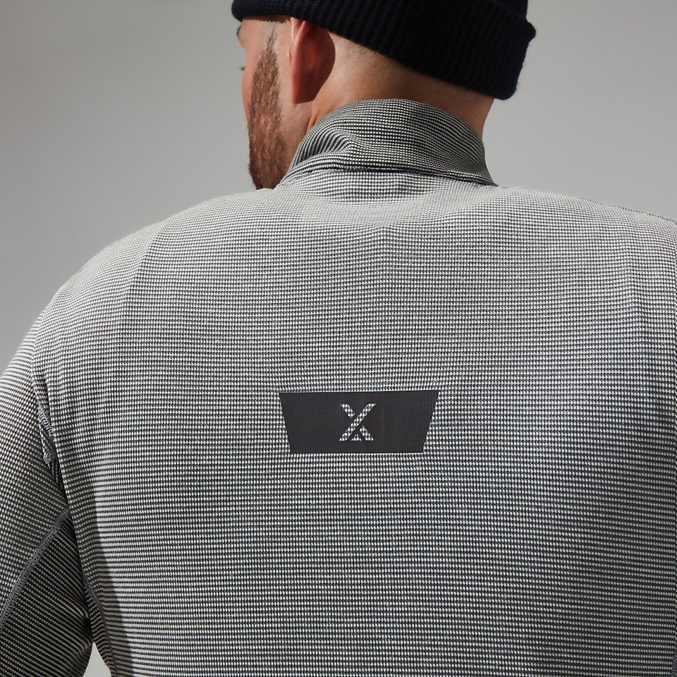 Men's MTN Guide Long Sleeve Half Zip - Grey/Black