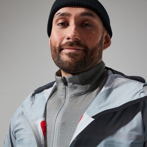 MTN Guide Long Sleeve Half Zip Fleece für Herren - Grau/Schwarz