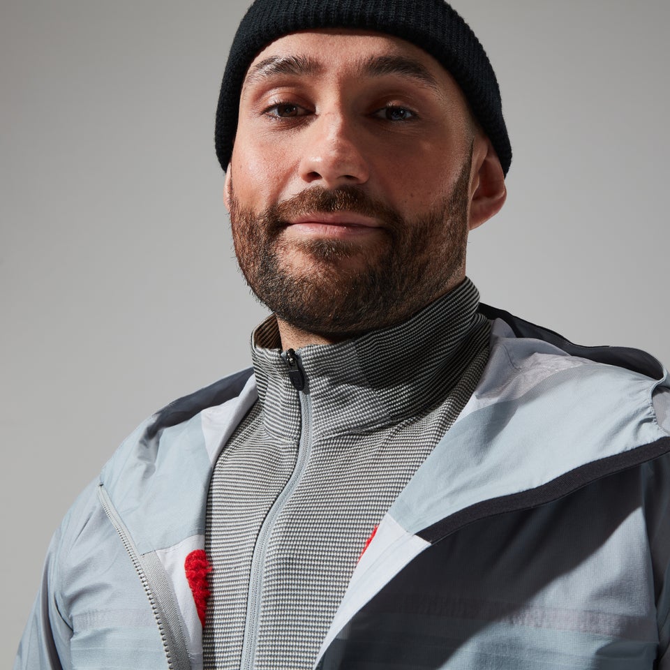 Men's MTN Guide Long Sleeve Half Zip - Grey/Black