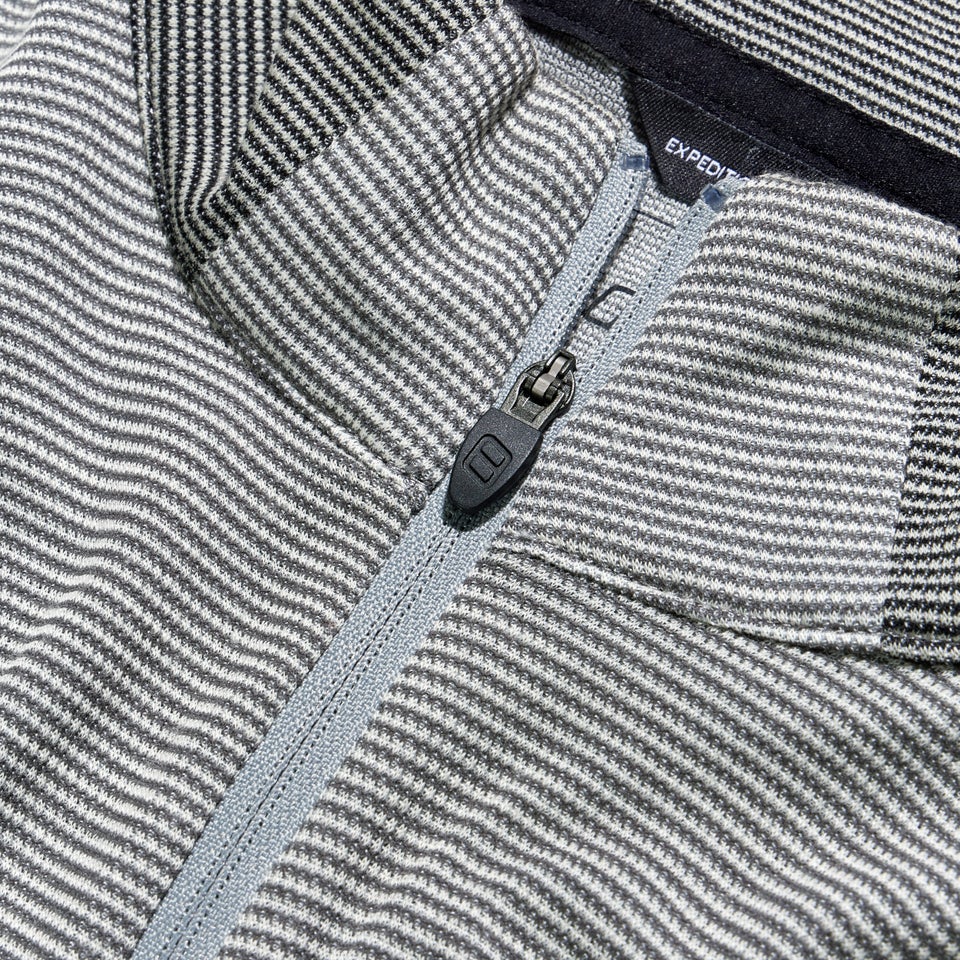 Men's MTN Guide Long Sleeve Half Zip - Grey/Black