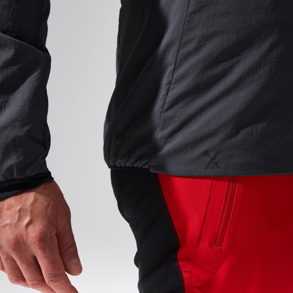 MTN Guide MW Hybrid Jacken für Herren - Grau/Schwarz