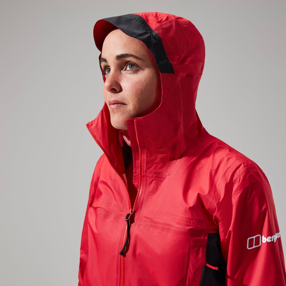 Women's MTN Guide Hyper Alpha Jacket - Red/Black