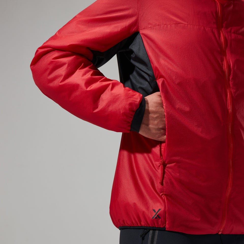 Women's MTN Arete LB Synthetic Hoody - Red/Black