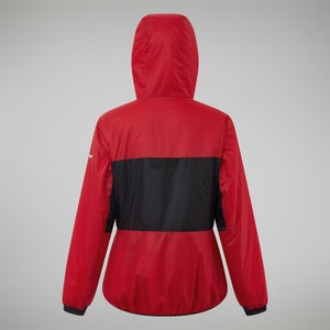 MTN Arete Synthetischer Hoodie für Damen - Rot/Schwarz