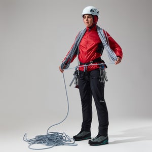 MTN Arete Synthetischer Hoodie für Damen - Rot/Schwarz