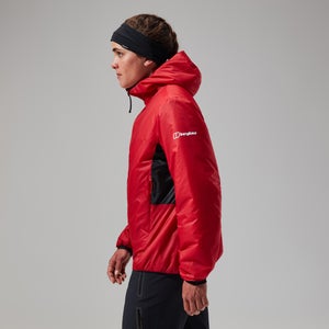 MTN Arete Synthetischer Hoodie für Damen - Rot/Schwarz