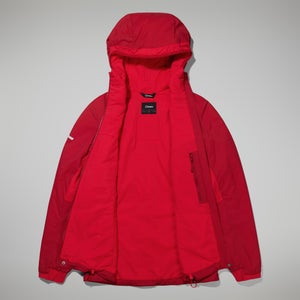 MTN Seeker MW Synthetischer Hoodie für Damen - Dunkelrot/Rot