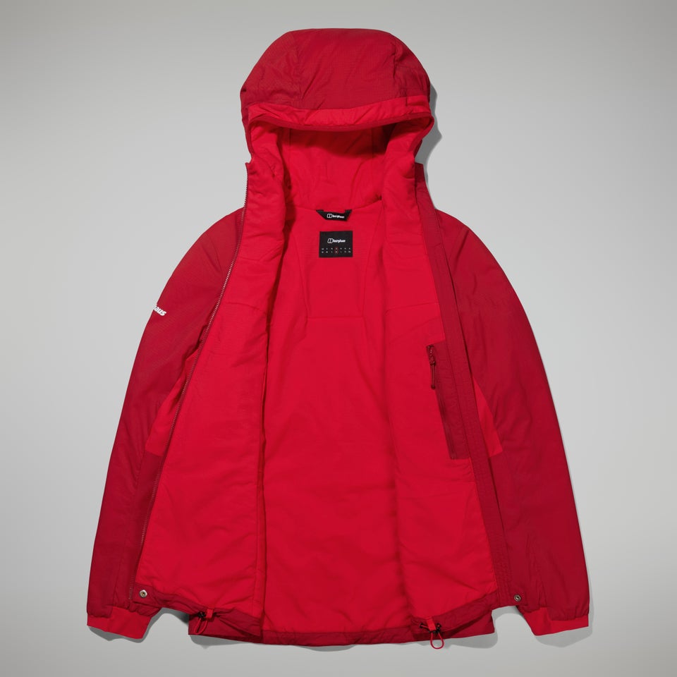 MTN Seeker MW Synthetischer Hoodie für Damen - Dunkelrot/Rot