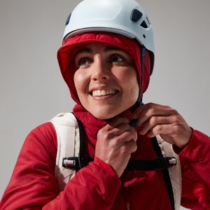 MTN Seeker MW Synthetischer Hoodie für Damen - Dunkelrot/Rot