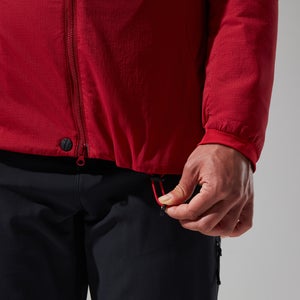 MTN Seeker MW Synthetischer Hoodie für Damen - Dunkelrot/Rot