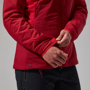 MTN Seeker MW Synthetischer Hoodie für Damen - Dunkelrot/Rot