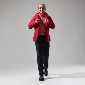 Women's MTN Guide Long Sleeve Half Zip - Red