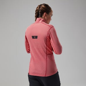 Women's MTN Guide Long Sleeve Half Zip - Red