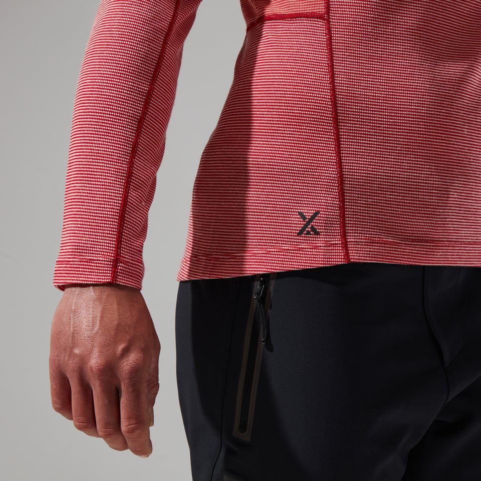 Women's MTN Guide Long Sleeve Half Zip - Red