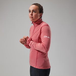 Women's MTN Guide Long Sleeve Half Zip - Red