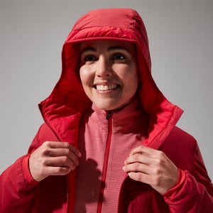 Women's MTN Guide Long Sleeve Half Zip - Red