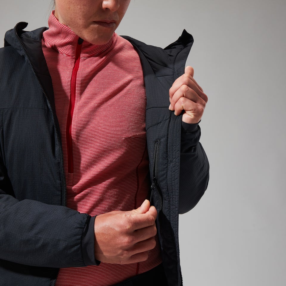 MTN Seeker Synthetischer Hoodie für Damen - Schwarz